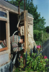 Dave working on the windows