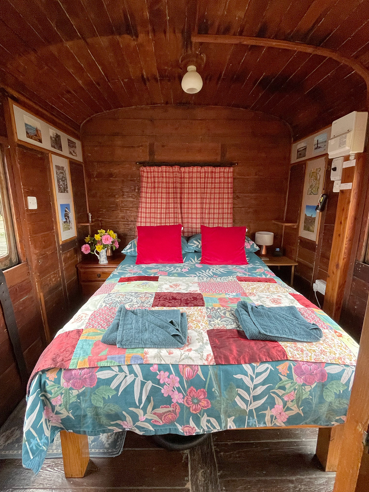 Old Luggage Van bedroom